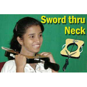 Sword Thru Neck (2 Parts)